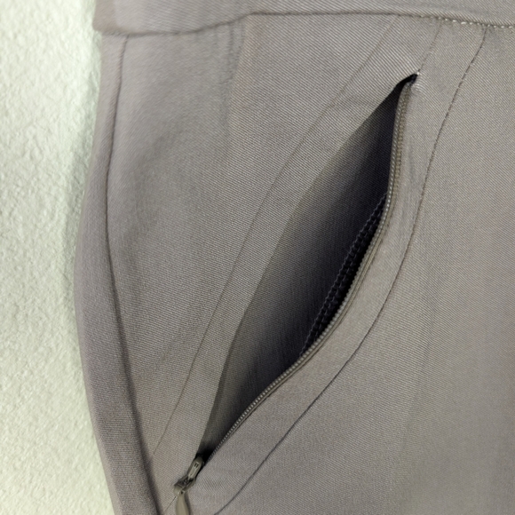 Renuar Slip-on Taupe Trousers Size 4 - Picture 3 of 14